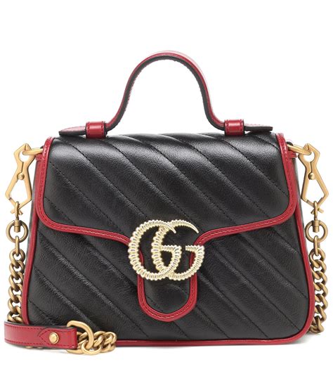 small gucci bag black|Gucci mini black crossbody bag.